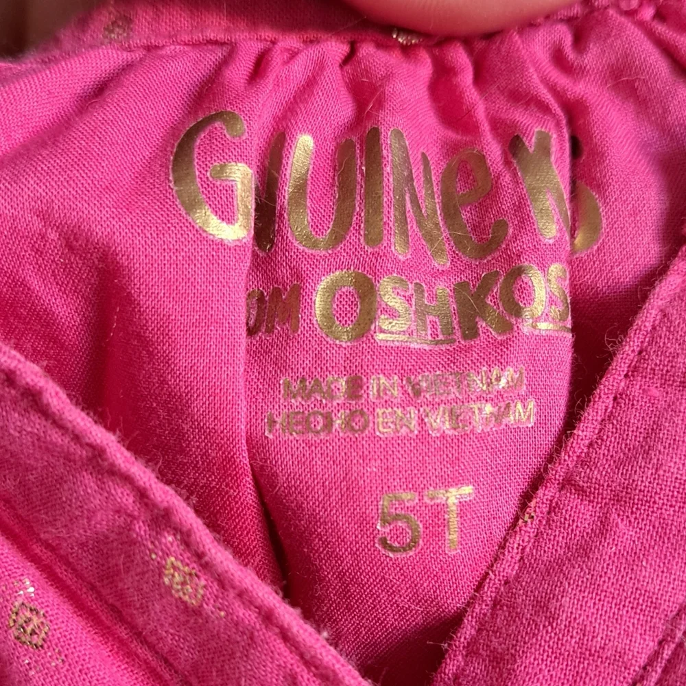 Oshkosh B'gosh Girls Pink Dress Size 5T